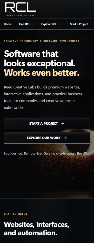 October 2026 mobile RCL website with readable text and a static simulation image.